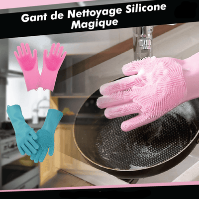 Gant de Nettoyage Performante en Silicone - CoinConfort