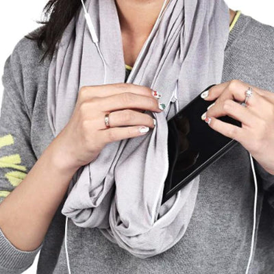 Écharpe avec Poche Magique - CoinConfort