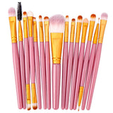 BrushSet™ | 15 pinceaux pour maquillage | Make-Up - CoinConfort