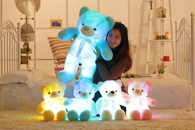 Léo l'Ours Lumineux 50 cm - CoinConfort