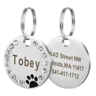 Pendentif Collier Anti-Perte pour chat/chien Personnalisé - CoinConfort