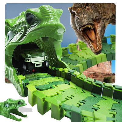 Jeu de piste - Rails jungle Jurassic Dinosaure - CoinConfort