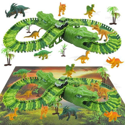 Jeu de piste - Rails jungle Jurassic Dinosaure - CoinConfort