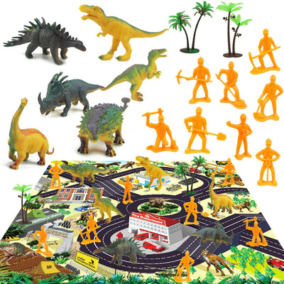 Jeu de piste - Rails jungle Jurassic Dinosaure - CoinConfort